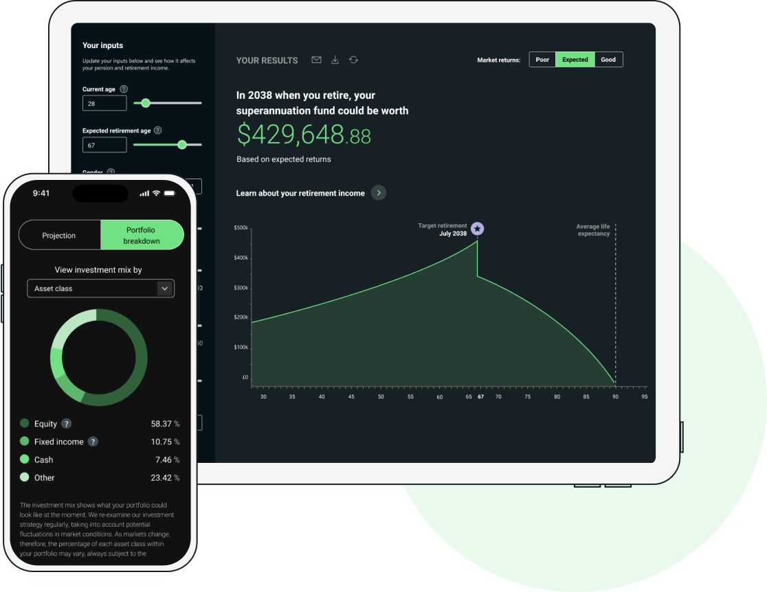 Image of financial tools and calculators